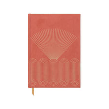 Load image into Gallery viewer, Radiant Rays Terracotta Book Cloth Journal
