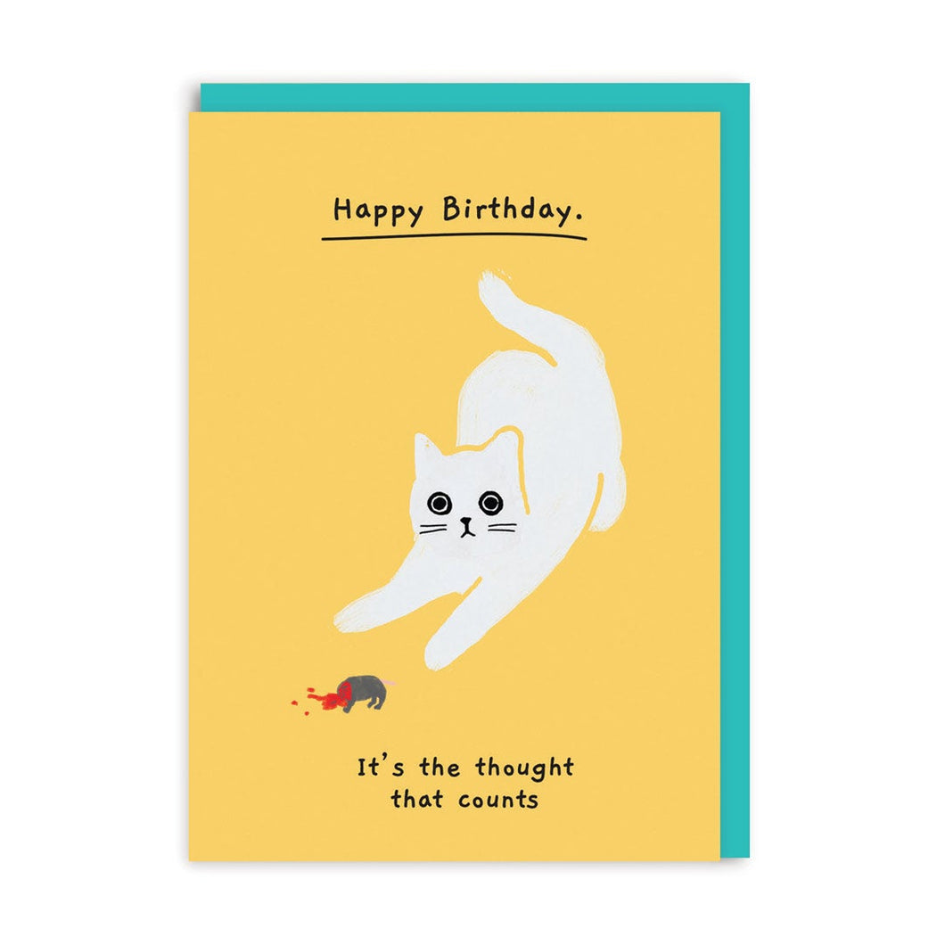 It's The Thought That Counts Greetings Card