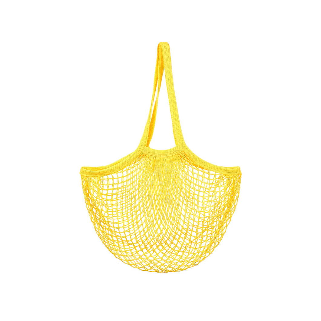 Mustard Yellow String Shopper Bag