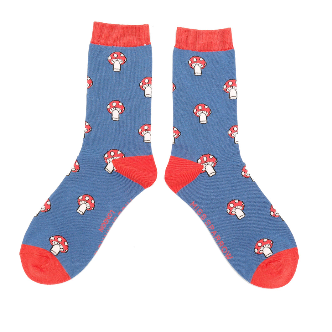 Mushroom Bamboo Socks