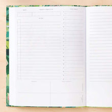 Load image into Gallery viewer, Water Lilies A5 Linen Bound Daily Planner
