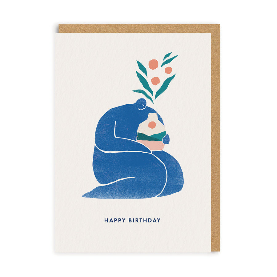 Happy Birthday Figure Greetings Card