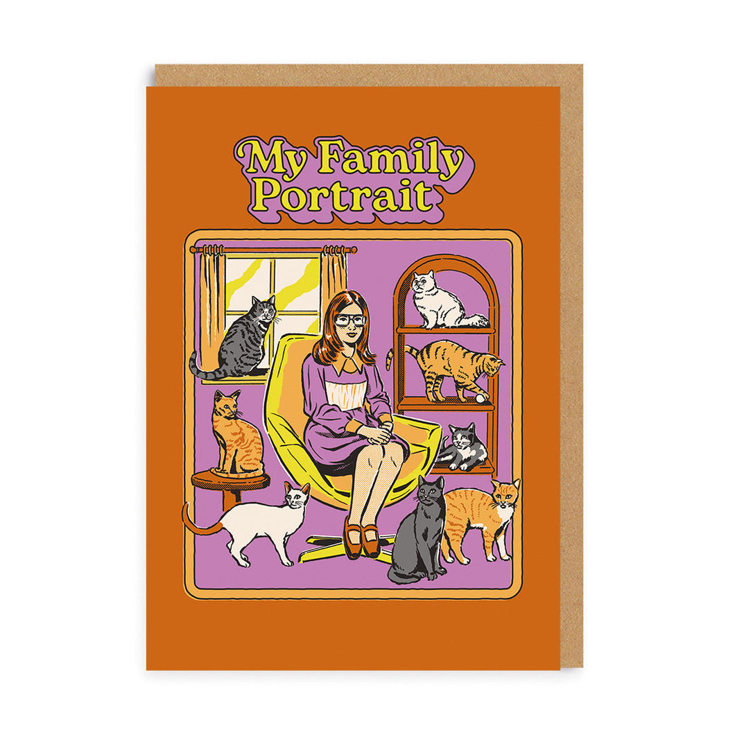 Family Portrait Greetings Card