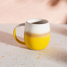 Load image into Gallery viewer, Yellow Ombre Dip Glazed Mug
