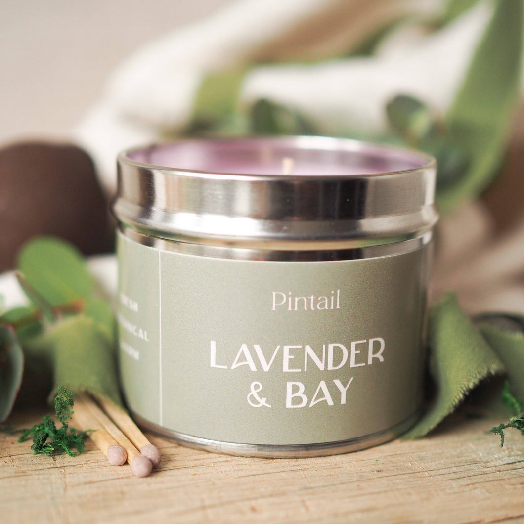 Lavender and Bay Scented Candle