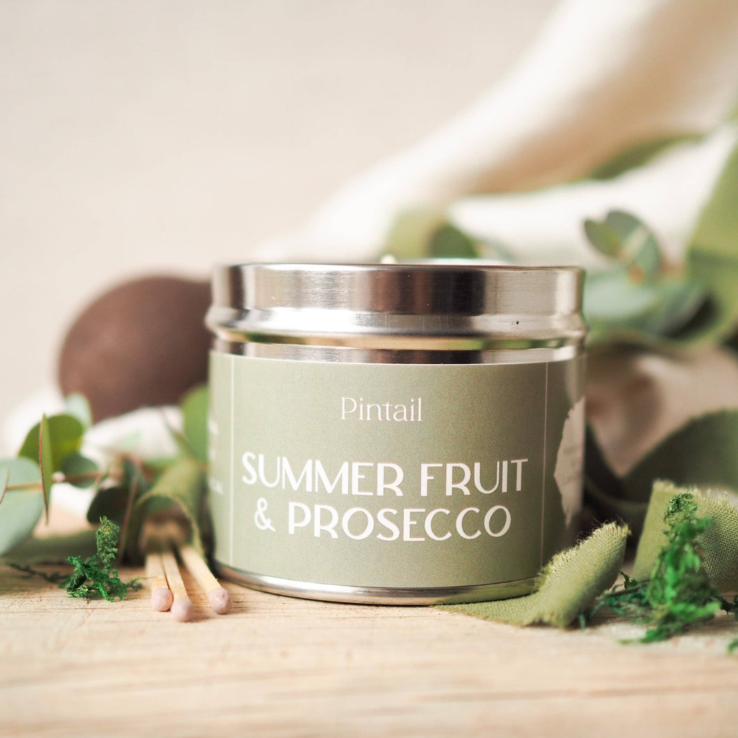 Summer Fruit and Prosecco Scented Candle