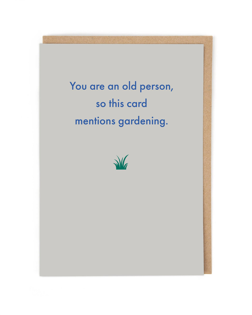 Old Person Birthday Greetings Card