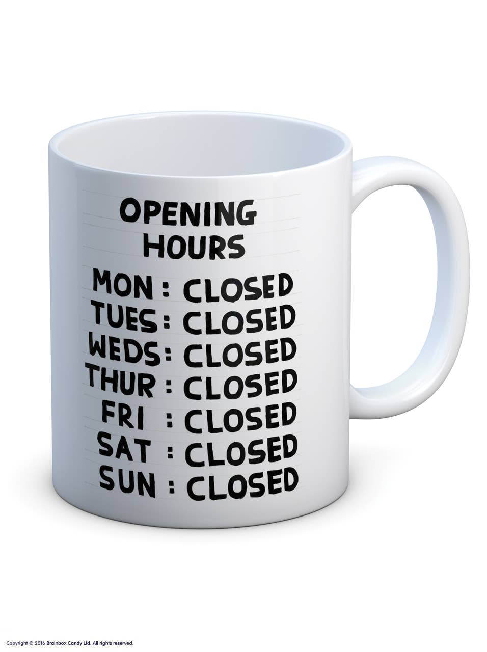 David Shrigley Mug Opening Hours