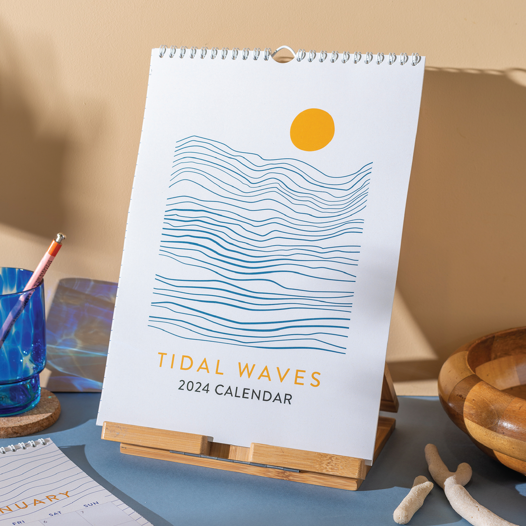 2024 Tidal Waves A4 Calendar