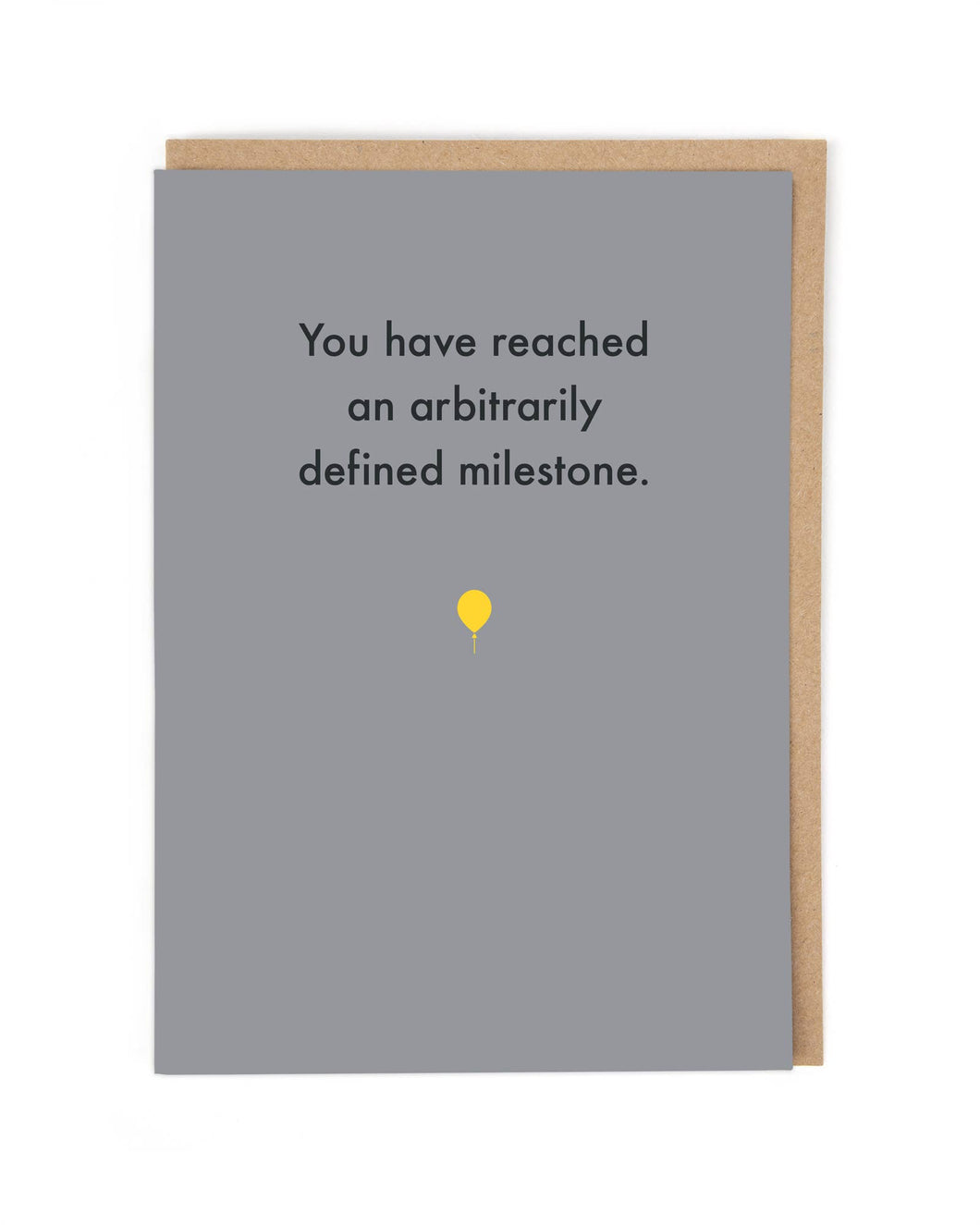 Arbitrarily Milestone Birthday Greetings Card