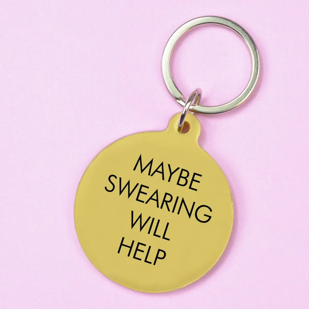 Maybe Swearing Will Help Keytag