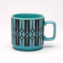 Load image into Gallery viewer, Magpie x Hornsea Mug in Geo Teal
