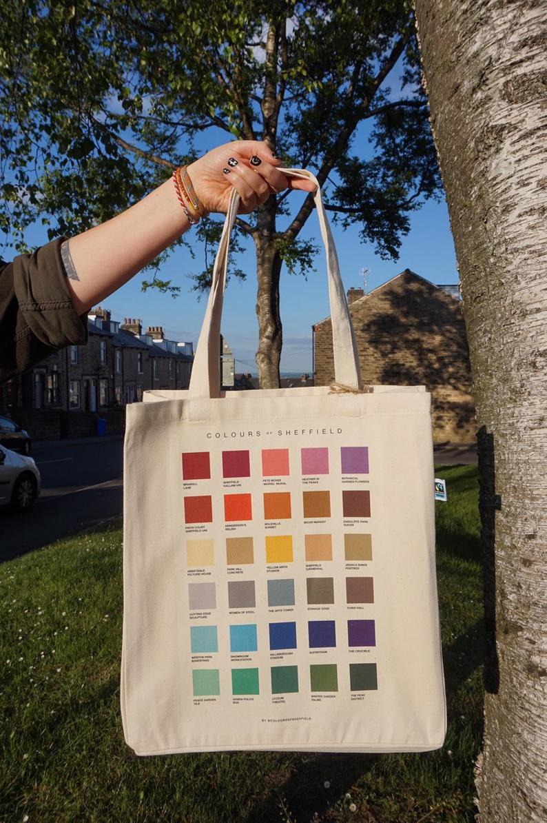 Colours of Sheffield Tote Bag