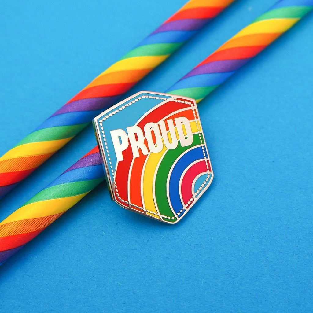Proud Rainbow Enamel Pin