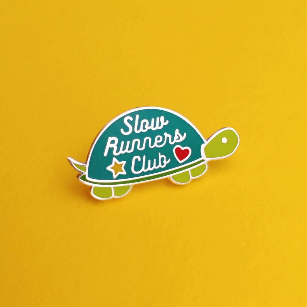 Slow Runners Club Enamel Pin