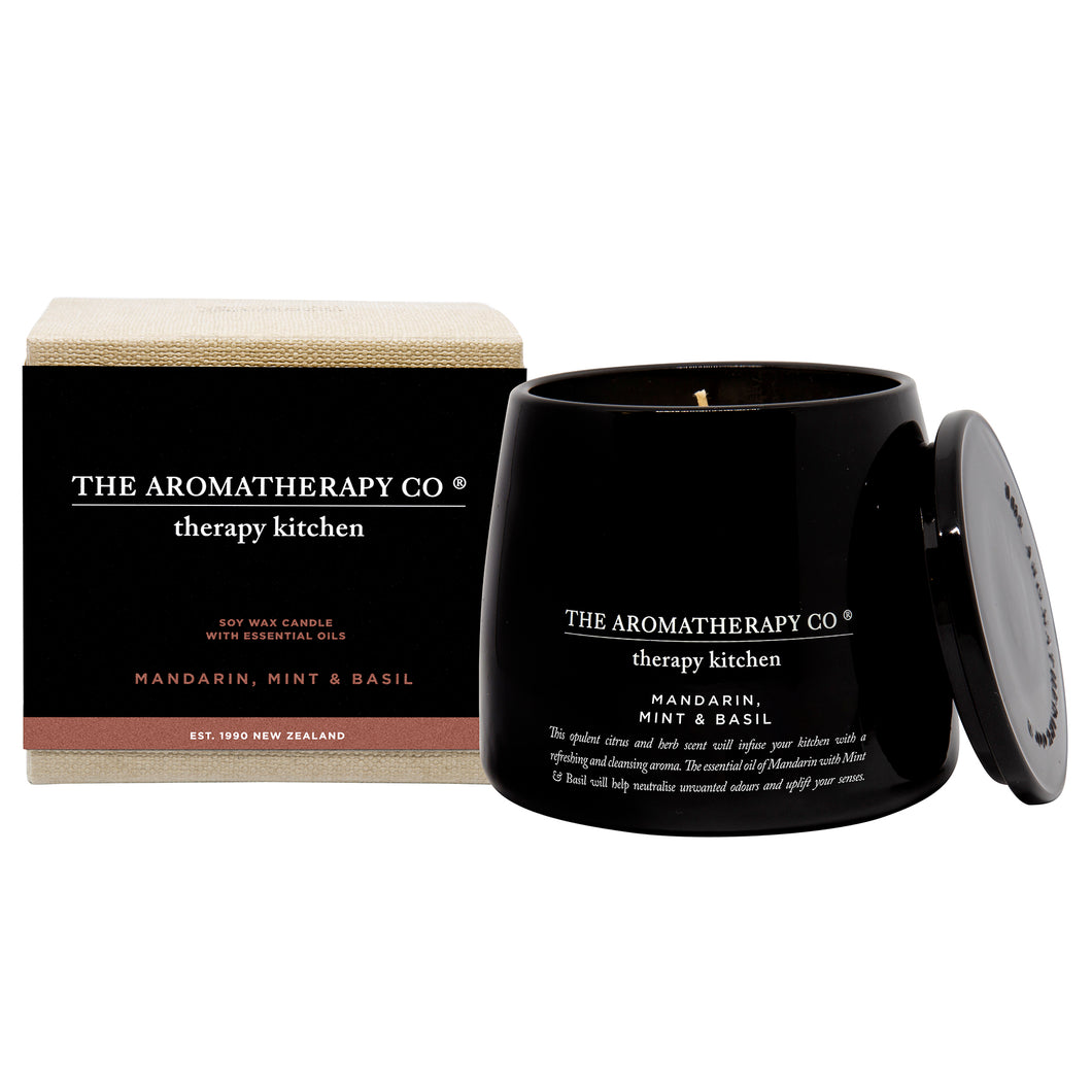The Aromatherapy Co. Therapy Kitchen Candle Mandarin Mint and Basil